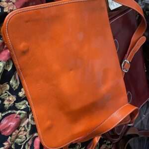 Postina Leather Messenger Bag | IM5700